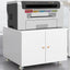 Office furniture Copier Cabinet white mobile pedestal file Printer Stand - Korvel