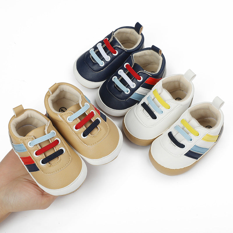 Baby Boy Toddler Shoes Baby Step Shoes Spring And Autumn Anti-Fall Shoes Indoor Baby Shoes - Korvel
