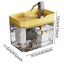 Automatic cat water fountain with filter, USB-powered, anti-dry & circular filtration. - Korvel