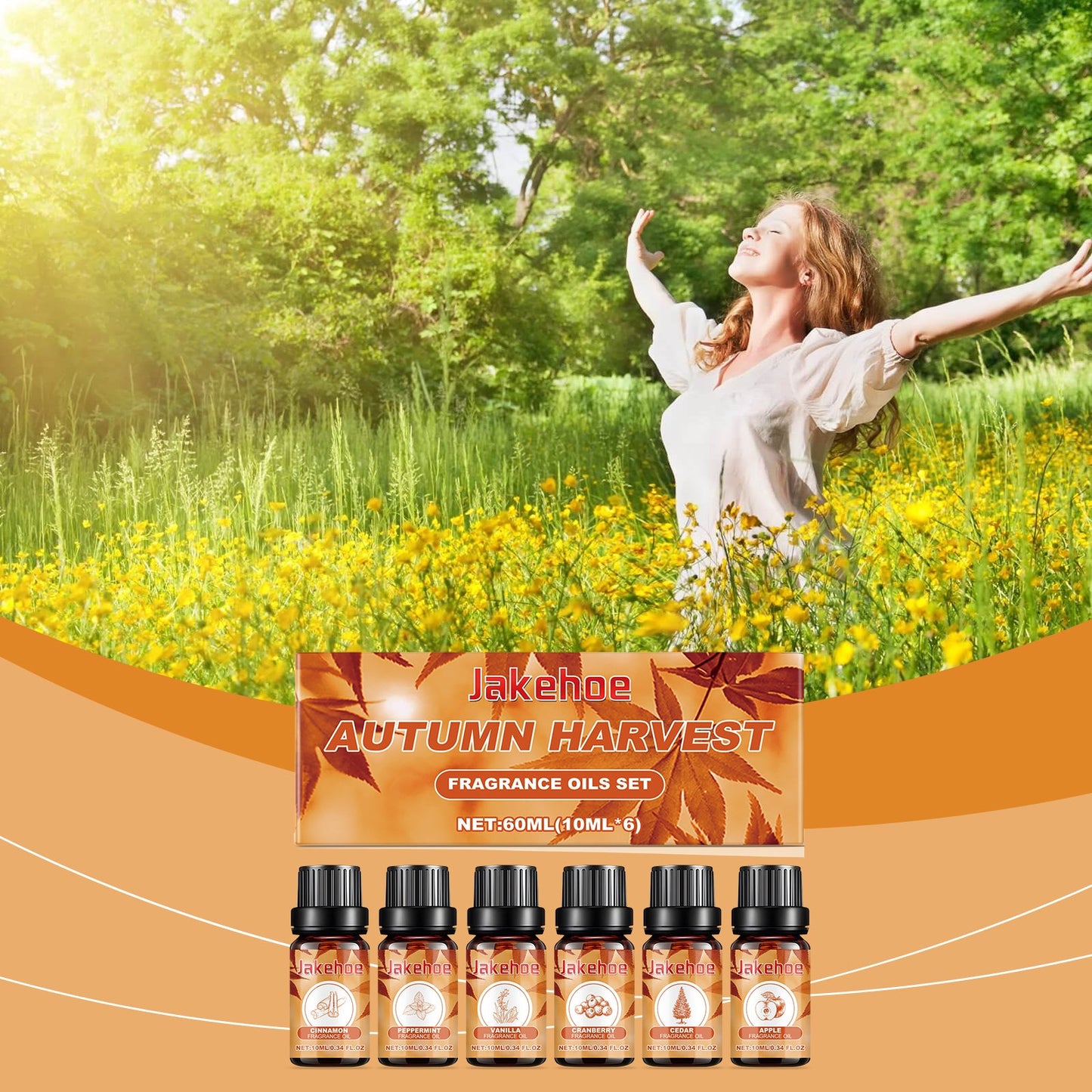 Autumn Aromatherapy Essential Oil, Long-Lasting Warm Fragrance Soft Fragrance Indoor Warm Atmosphere Aromatherapy Essential Oil - Korvel