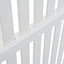 Privacy Screen Panels Kit Air Conditioner Trash Can Enclosure Vinyl white color - Korvel