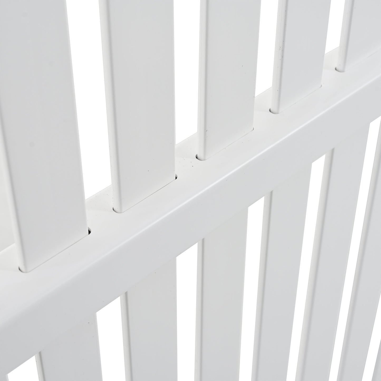 Privacy Screen Panels Kit Air Conditioner Trash Can Enclosure Vinyl white color - Korvel