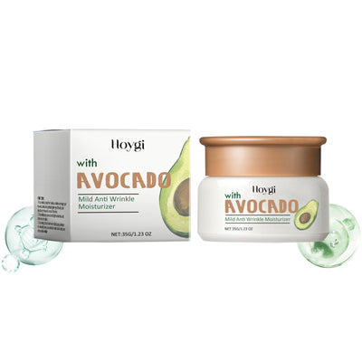 Crème hydratante à l'avocat pour une peau douce et hydratée