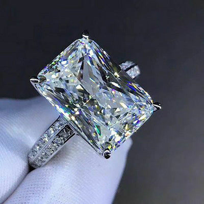 Explosive new style set with oversized zircon rings, simple women's rings, gifts, and accessories - Korvel
