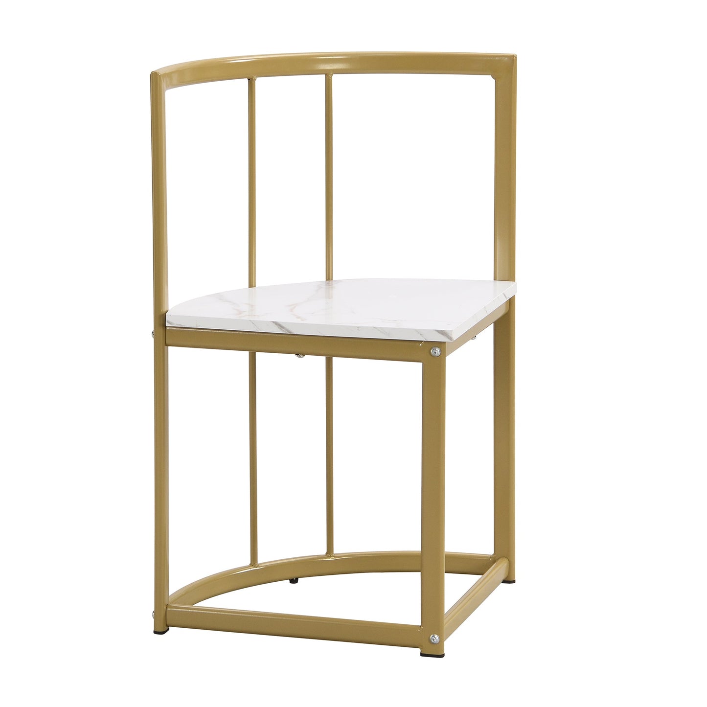 Ensemble de salle à manger moderne TOPMAX 7 pièces avec faux marbre
