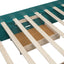 Wood Full Size Platform Bed with 2 Drawers, Storage Headboard and Footboard, Dark Green - Korvel