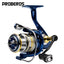 1pc metal spinning wheel speed ratio 5.2:1, far into Luya wheel can be sea fishing boat fishing outdoor fishing gear - Korvel