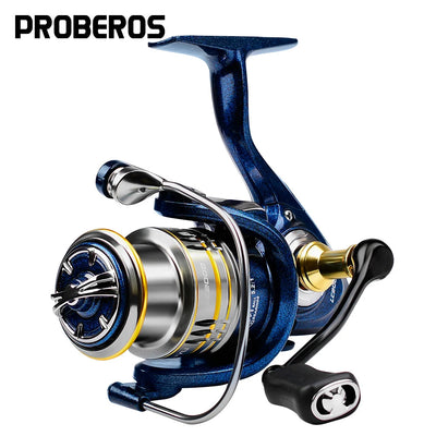 1pc metal spinning wheel speed ratio 5.2:1, far into Luya wheel can be sea fishing boat fishing outdoor fishing gear - Korvel