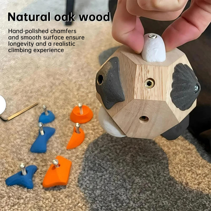 Handmade Boulder: Climbing Support, Strength Building, Exact Decor, Gift - Korvel
