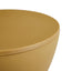 Table d'appoint en plastique jaune élégant