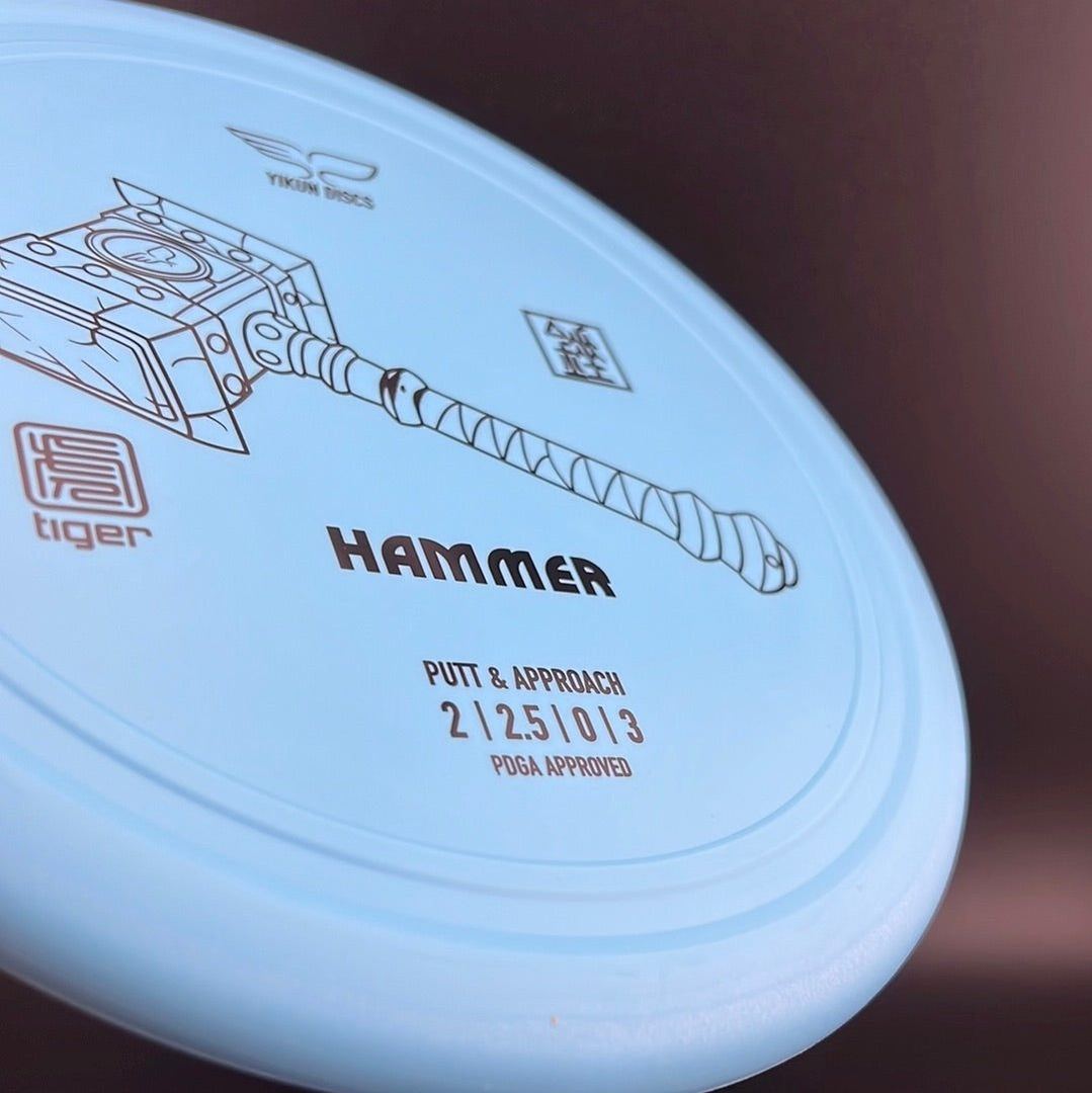 Yikun Tiger Line Hammer (Chui) Putter de Disc Golf