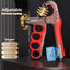 Adjustable Grip Strength Gauge Counting Type Spring Grip Strength Gauge Handshake Holder - Korvel