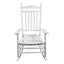 Premium White Balcony Porch Rocking Chair