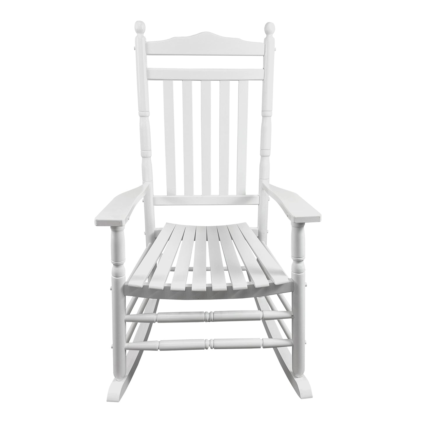 Premium White Balcony Porch Rocking Chair