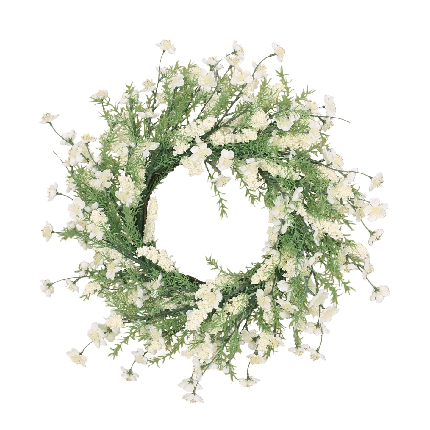 Couronne de fleurs de prunier de 30"