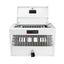 16 Bay Locking Charging Cabinet for Laptops and Chromebooks - White