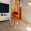 Conjunto de 2 Taburetes de Barra de Altura de Mostrador COOLMORE - Patas de Madera Sólida