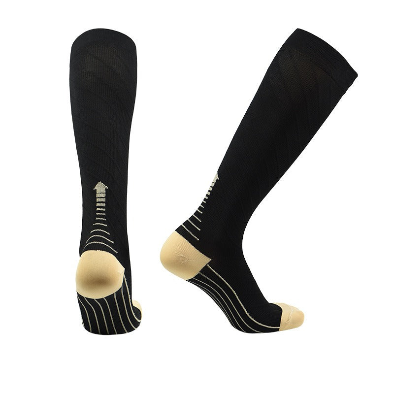 Premium Black Calf Sports Socks for Active Lifestyles