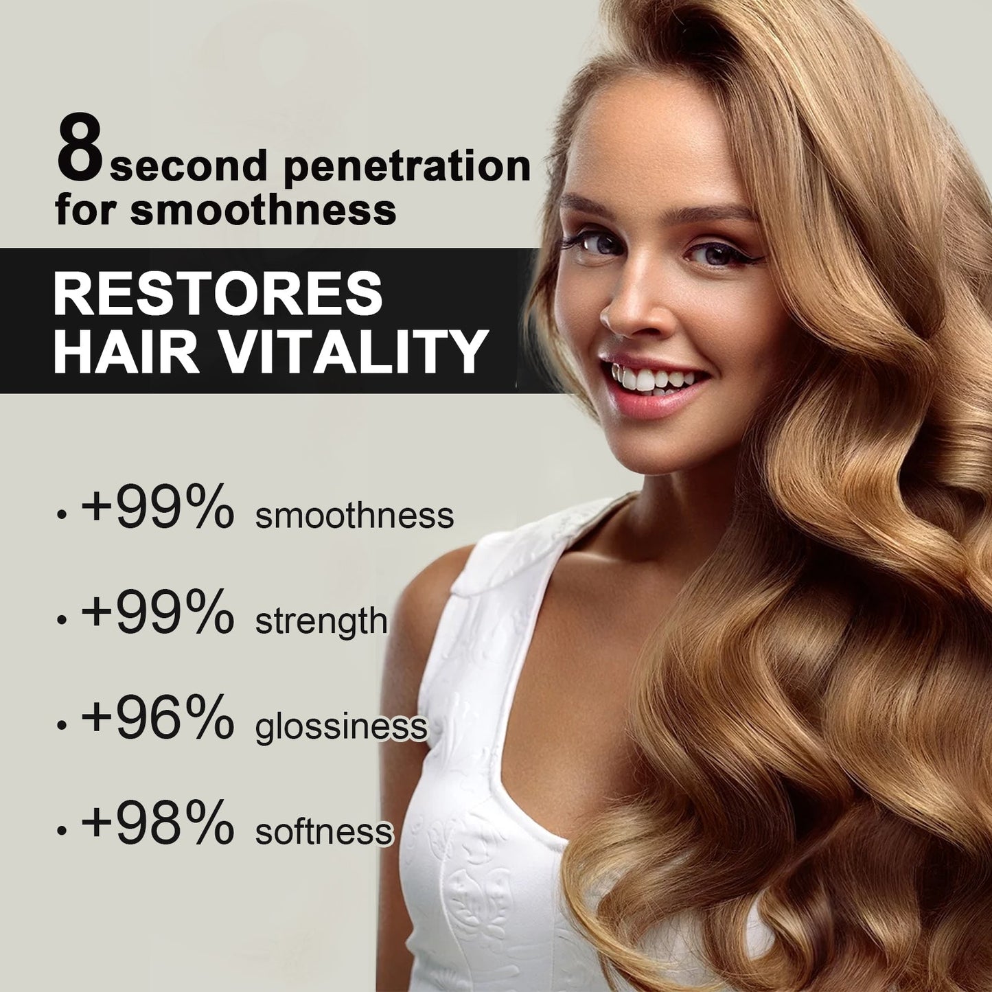 Keratin Hair Care Cream for Moisturizing and Smoothing