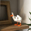 Estatua de Pato con Dedo Medio - Decoración de Resina Única