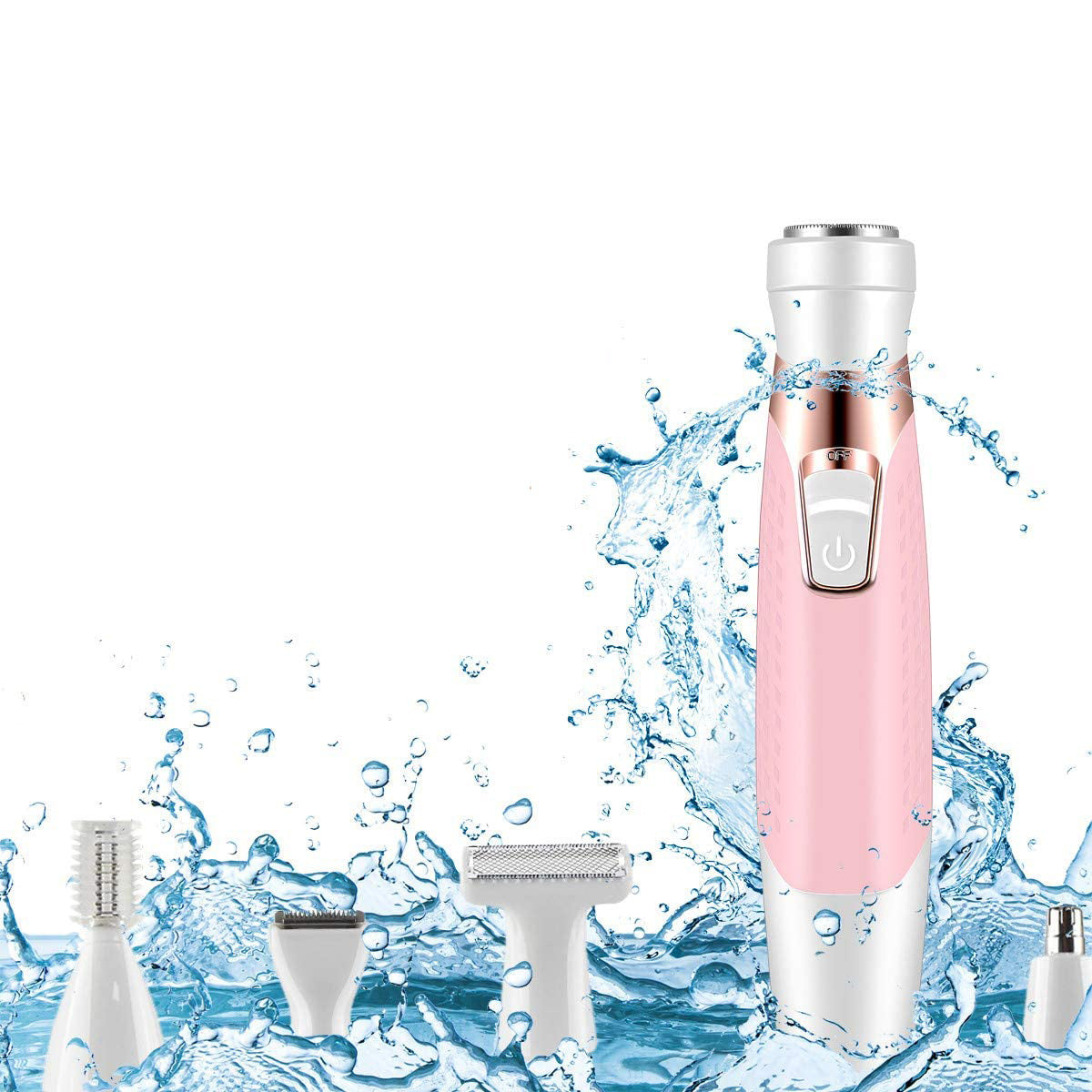 5-in-1 Electric Lady Shaver & Trimmer Set