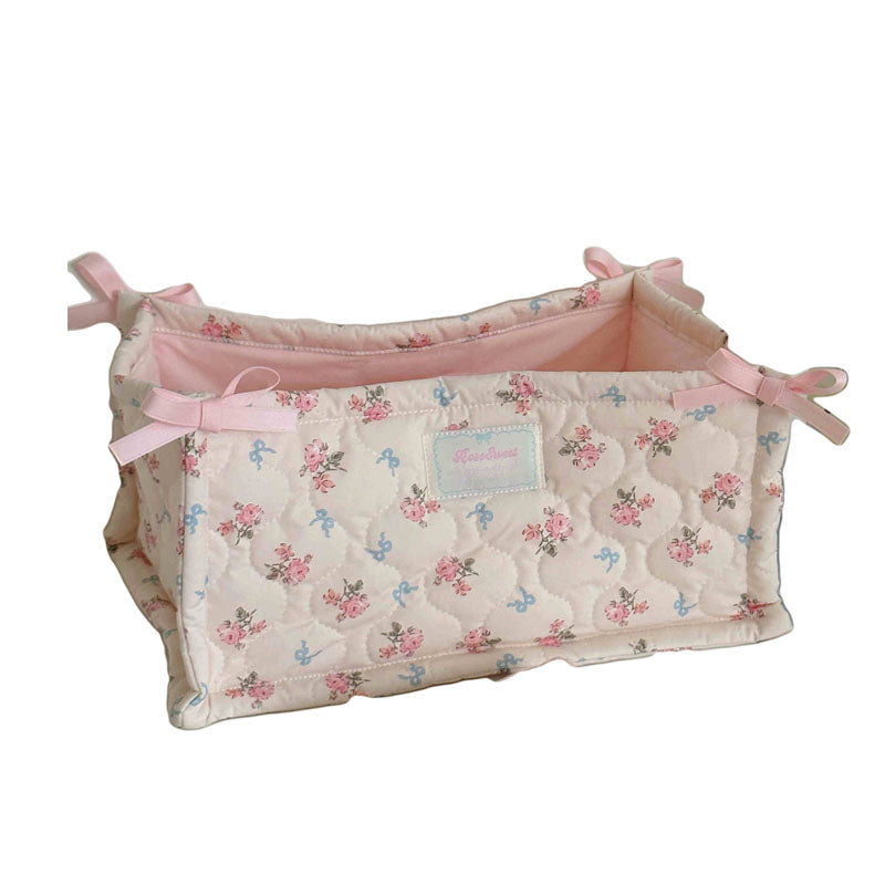Quilted Ins Storage Basket Desktop Goods Storage Cute Ornaments - Korvel