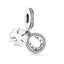 Bijoupalace Perle Charm Trèfle à Quatre Feuilles en Argent Sterling 925