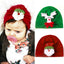 Hat Newborn Christmas Santa Hat Headdress Cozy Hat Infant Head Accessories New Year Holiday Party Hat Props - Korvel