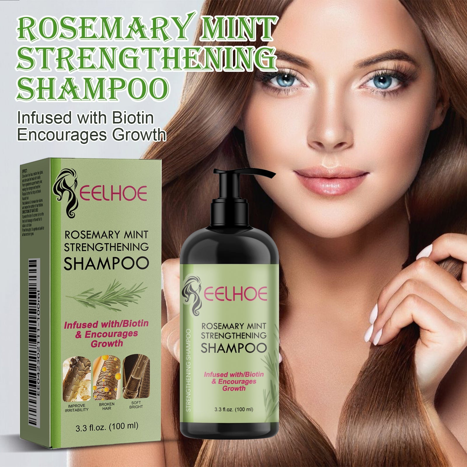 Hair Enrichment Essence, Moisturizes Hair Repair Hair Root Thickening Hairline Strengthening Hair Treatment Essence - Korvel