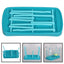 Premium Baby Bottle Drying Rack in Blue & Pink
