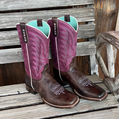 Vibrant Purple Cowgirl Boots for Women | Roper - Korvel