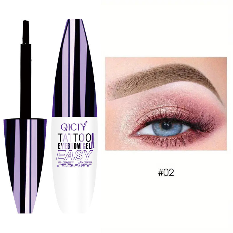 Tear off eyebrow cream is not easy to peel off, anti smudging and long-lasting tear off eyebrow cream - Korvel