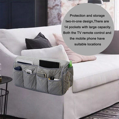 Sofa Armrest Storage Bag - Stylish and Functional Organizer