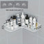 Bathroom Storage Rack Toilet Washroom Wall-Mounted Hole-Free Multi-Functional Iron Mesh Long Strip Organizer - Korvel