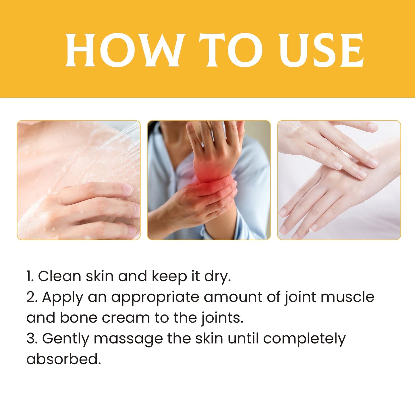 Bee Venom Joint Care Cream, Relieving Joint Muscle Soreness And Body Discomfort Care Massage Cream - Korvel