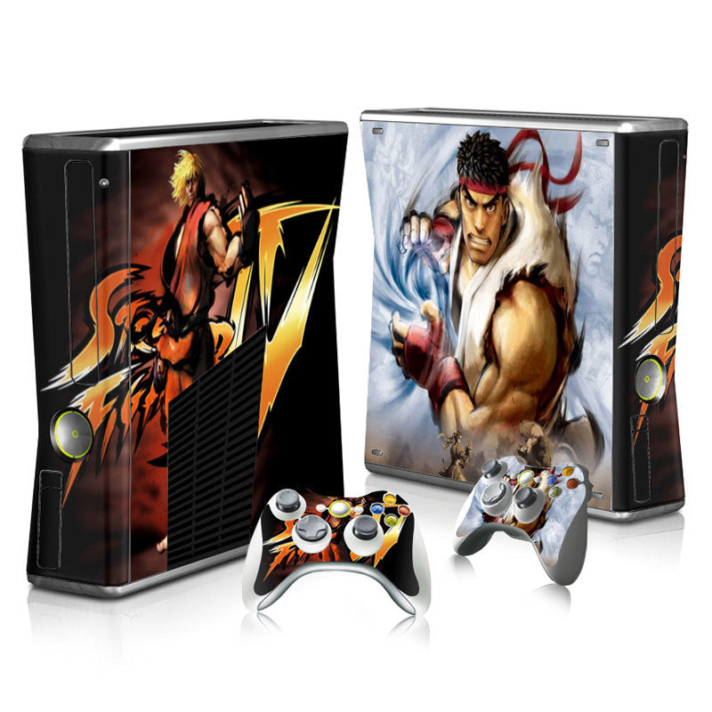 Xbox 360 Slim Full Body Color Membrane Stickers with Scratch-Resistant Protection - Korvel