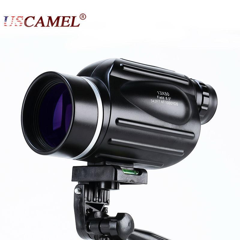 Hunting 13x50 Big Vision Monocular Powerful Handheld Telescope Eyepiece Spotting Scope Sport Watch with Handle USCAMEL - Korvel