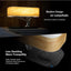 Modern Dimmable LED Desk Lamp with Bluetooth Speaker and Charger
