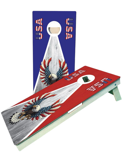 Patriotic Eagle USA Cornhole Boards - Premium Quality - Korvel
