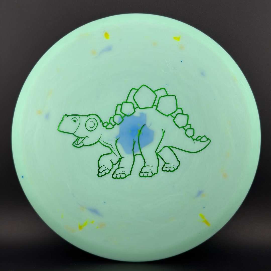 Stegosaurus en coquille d'œuf - Disque de golf midrange pour enfants