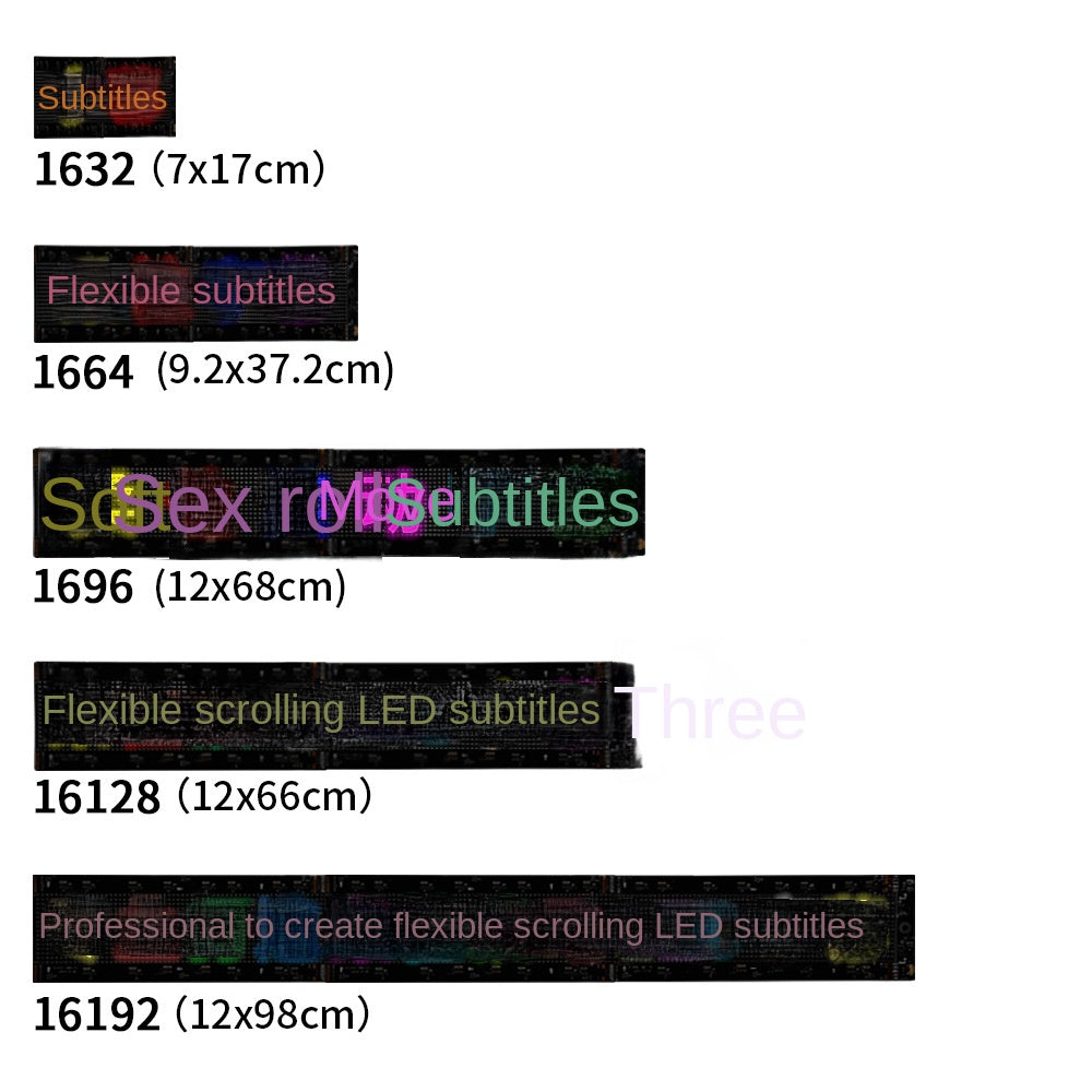 Flexible LED Advertising Screen LED Soft Panel APP Bluetooth Car Display - Korvel