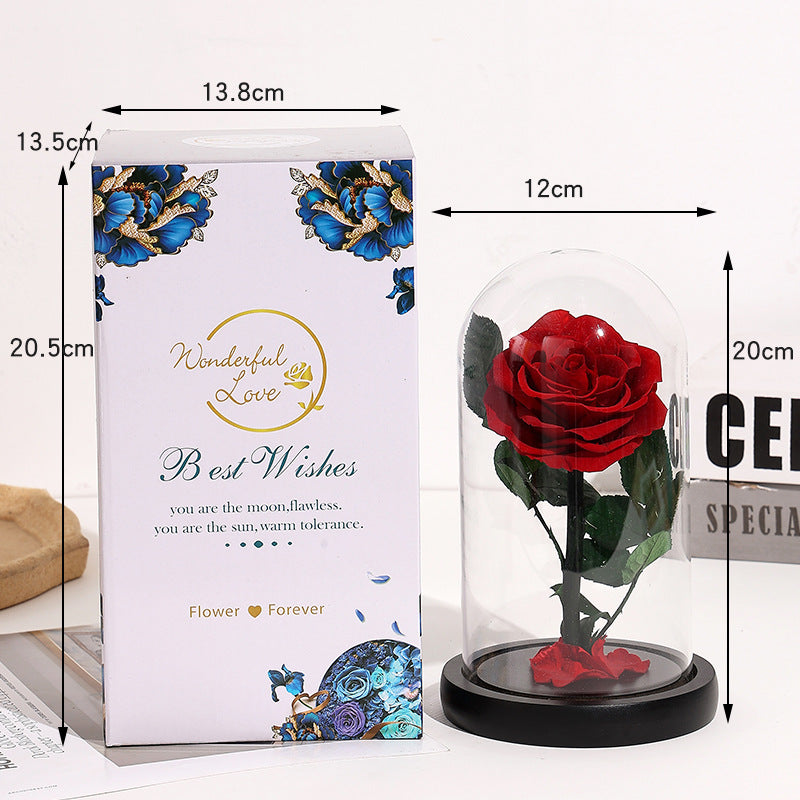 Caja de Regalo Rosa Eterna - Elegancia Floral Atemporal