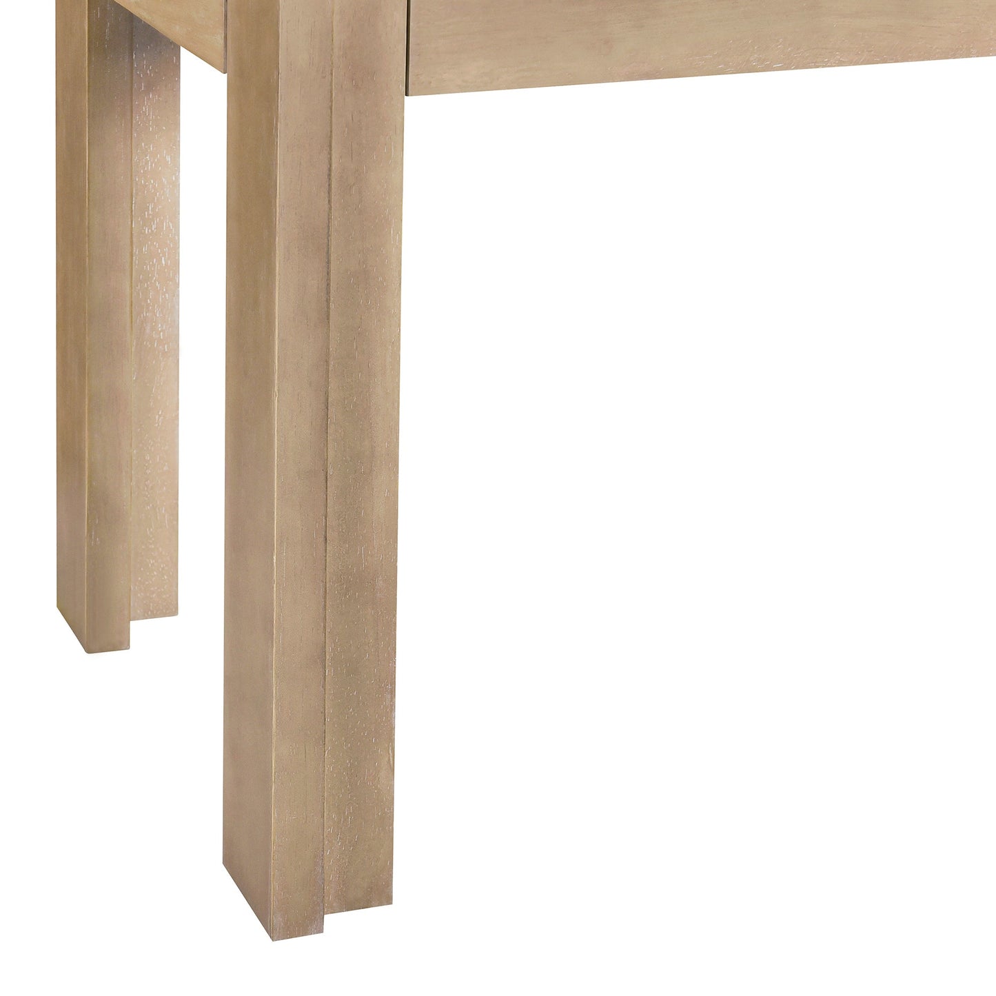 TREXM 3-piece retro dining table, rectangular stand table, and 2 4-person wooden stools (made of natural wood) - Korvel