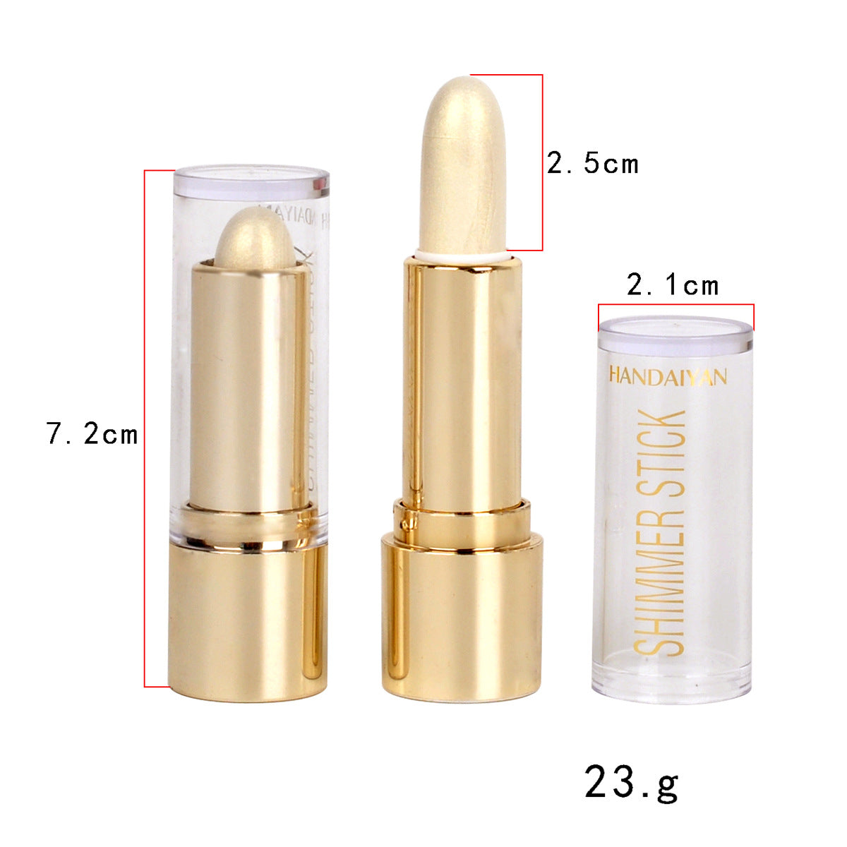 HANDAIYAN Three Dimensional High Gloss Repair Stick Highlighter Stick Brightening Stick Lying Silkworm Pen Eye Opening Pen - Korvel