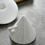 Ensemble de tasses et soucoupes à café exquisément préparées à la main