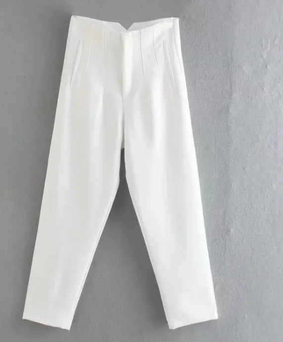 Pantalons crayon taille haute élégants pour femmes