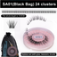 DIY false eyelashes set whole cut eyelashes European and American thick curling travel size eyelash combination - Korvel