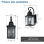 Large Outdoor Wall Lamps With Glass - Korvel