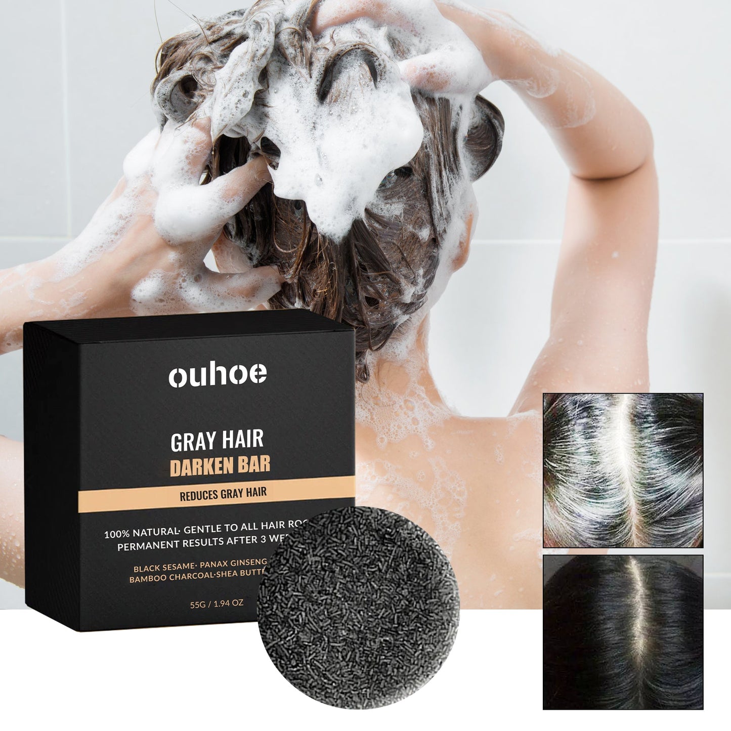 Moisturizing Black Hair Cleansing Soap