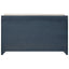 TREXM Storage Bench with Removable Basket and 2 Drawers, Fully Assembled Shoe Bench with Removable Cushion (Navy) - Korvel